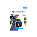 TeamGroup  Elite A1 64GB Micro SDXC UHS-I U3 V30 A1 4K Read Speed up to 90MB/s High Speed Flash Memory Card with SD Adapter